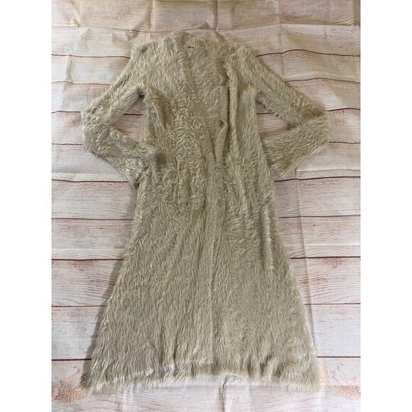 Free People Women's Creal Eyelash Open Front Maxi Cardigan - XL - Picture 4 of 12